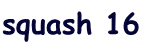 squash 16